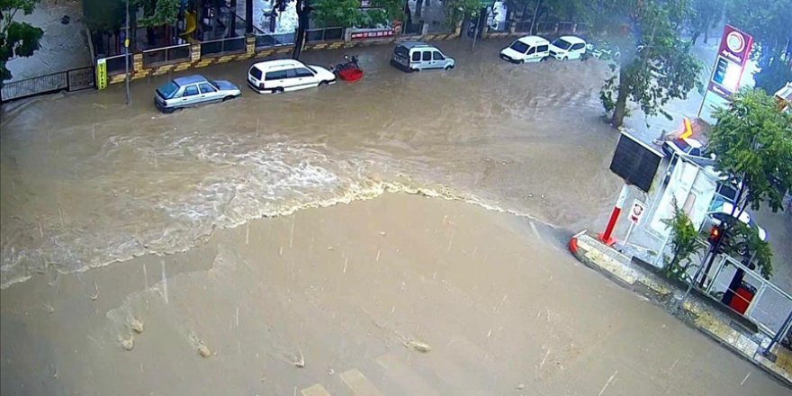 Kahramanmaraş'ta sağanak etkili oldu