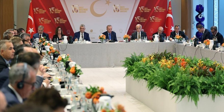 Cumhurbaşkanı Erdoğan, Amerikalı ve Türk iş insanlarıyla bir araya geldi