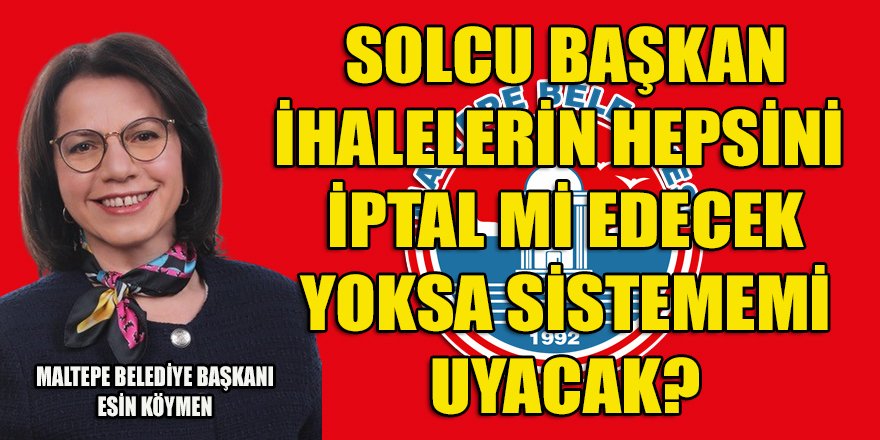 CHP'li "Solcu" başkan Köymen, araç kiralama ihalelerini iptal mi ediyor?