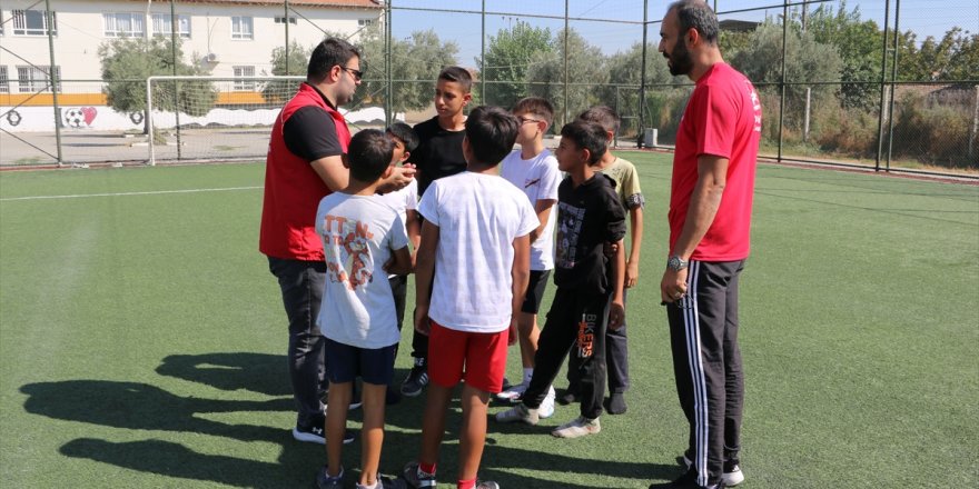 Aydın'da "gazozuna maç" turnuvası yapıldı