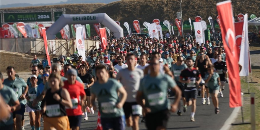 Çanakkale'de "9. Uluslararası Gelibolu Maratonu" sona erdi