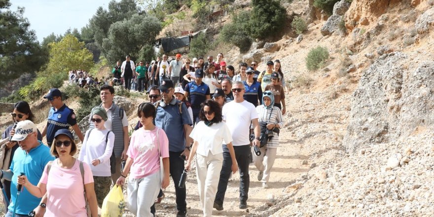 Muğla'da Değirmendere Kanyonu'nun tanıtımı için doğa yürüyüşü düzenlendi