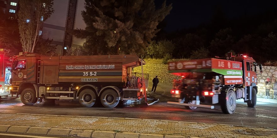 İzmir'in Gaziemir ilçesindeki orman yangını kontrol altına alındı