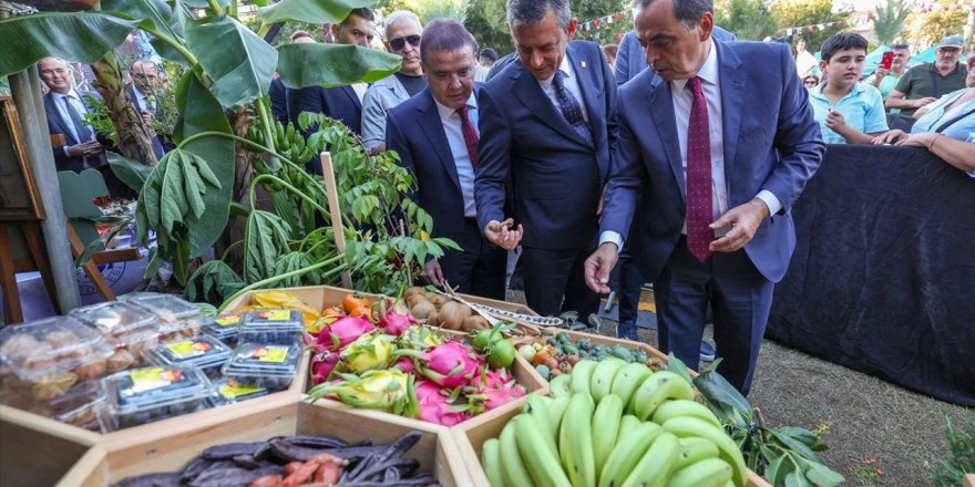 CHP Genel Başkanı Özel, Gazipaşa Çekirdeksiz Nar ve Tropikal Meyve Festivali'nde konuştu