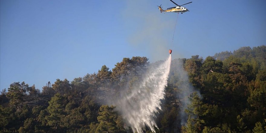 Muğla'daki orman yangınlarına müdahale devam ediyor