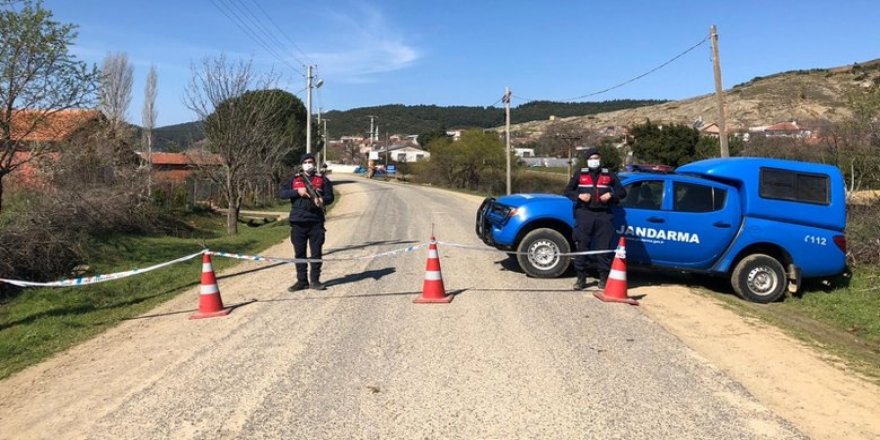 Çanakkale'de bir belde karantinaya alındı