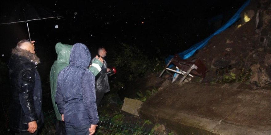 Ordu'da sağanak etkili oldu