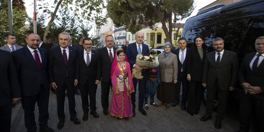 TBMM Başkanı Kurtulmuş, Aydın Valiliğini ziyaret etti