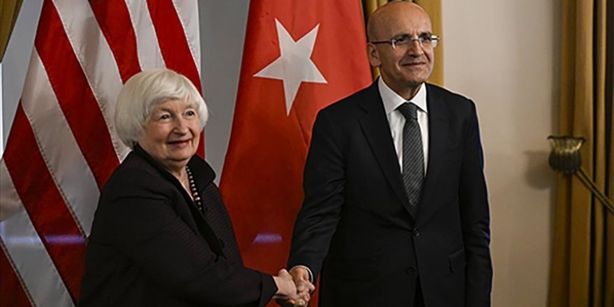 Hazine Bakanı Şimşek, Amerikalı mevkidaşı Yellen ile görüştü