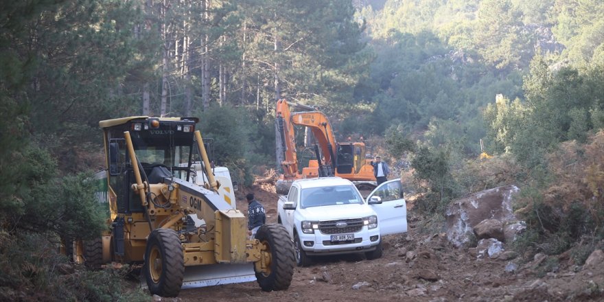 Denizli'deki orman yangınına müdahale sürüyor