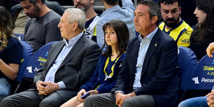 Ali Koç ile Aziz Yıldırım, Fenerbahçe Beko-Partizan maçını birlikte izledi