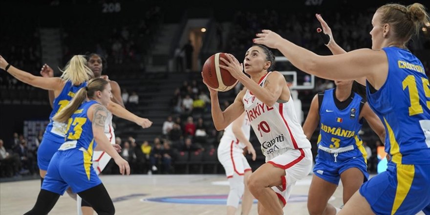 A Milli Kadın Basketbol Takımı, Romanya'yı 101-54 yendi