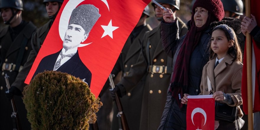 Büyük Önder Atatürk tüm yurtta törenlerle anılıyor