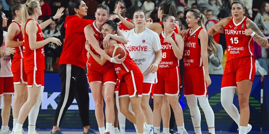 A Milli Kadın Basketbol Takımı 11. kez Avrupa Şampiyonası'na katılma hakkı elde etti