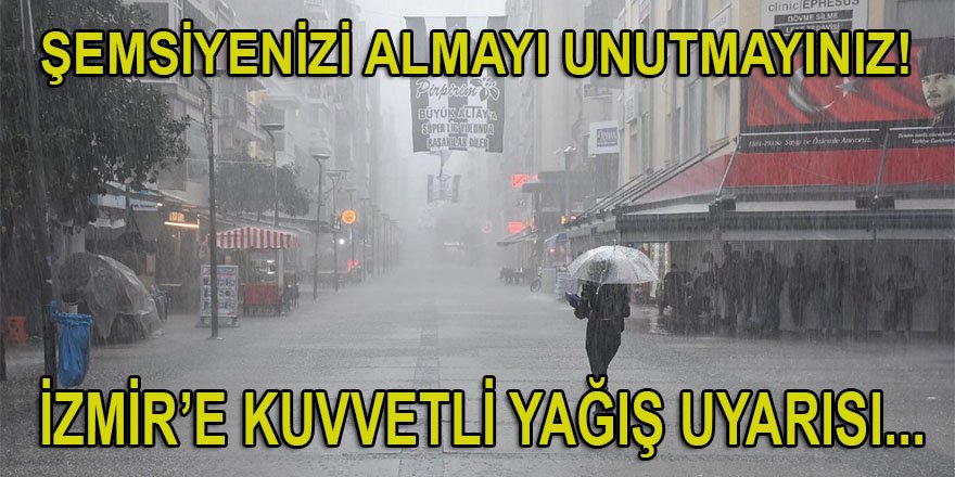 Meteoroloji'den İstanbul ve İzmir dahil illere kuvvetli yağış ve fırtına uyarısı