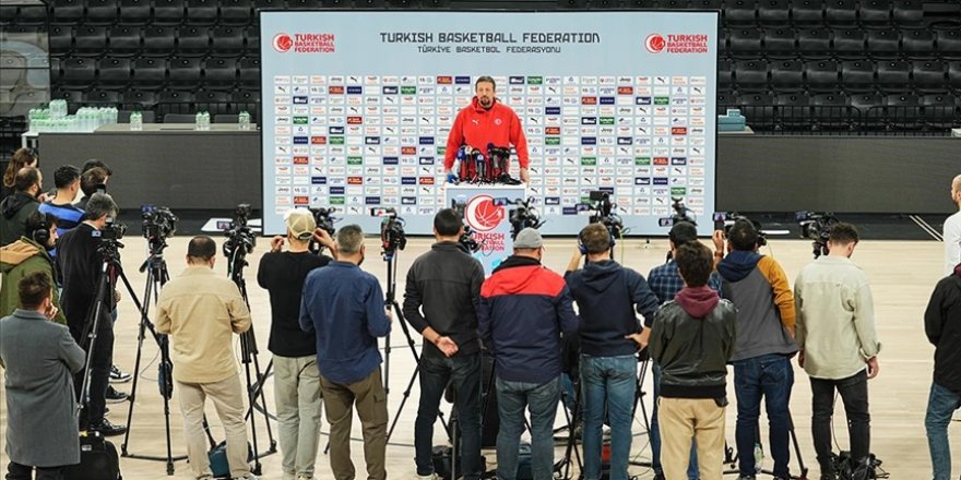 A Milli Erkek Basketbol Takımı'nda Macaristan maçları öncesi medya günü düzenlendi