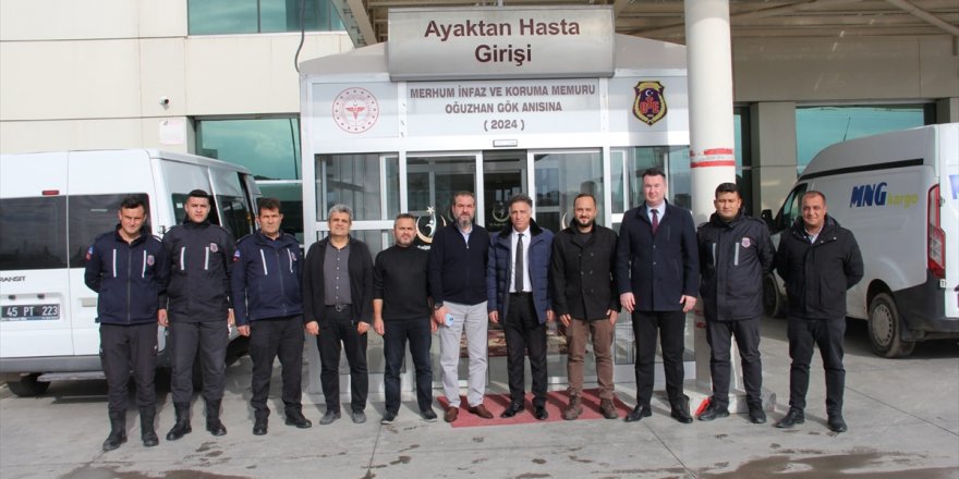 Manisa'da kazada hayatını kaybeden infaz koruma personeline vefa