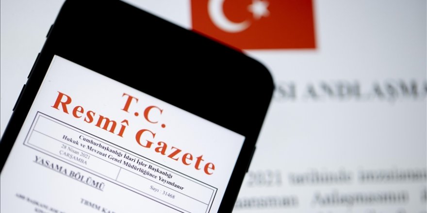 TBMM kararları Resmi Gazete'de