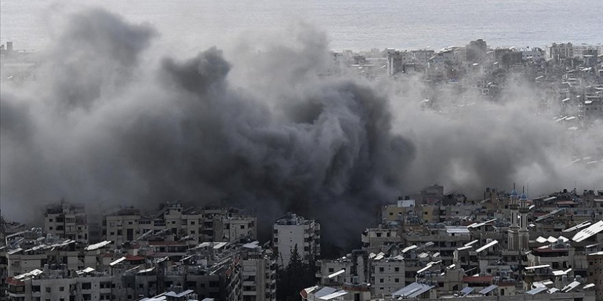 İsrail ordusu, Beyrut'un güneyine çok sayıda şiddetli hava saldırısı düzenledi