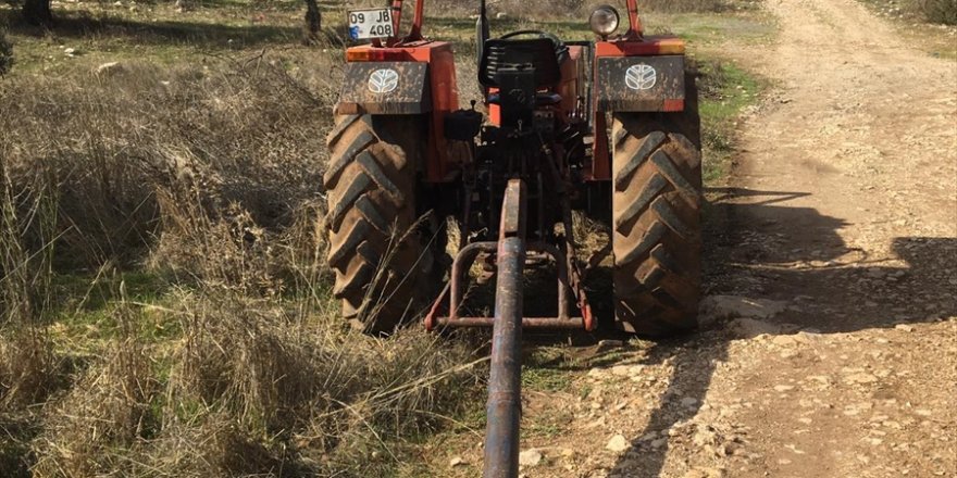 Söke'de çalınan traktör jandarma ekipleri tarafından bulundu