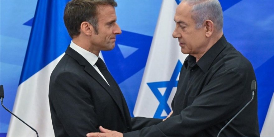 Netanyahu, Fransa'nın kendisi hakkındaki UCM kararını uygulamaması için Macron'la konuştu