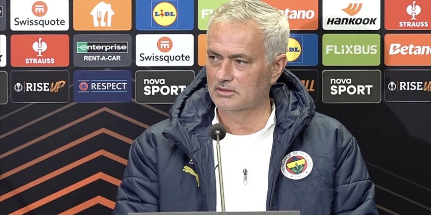 Fenerbahçe Teknik Direktörü Mourinho: Yarın iyi bir maç olması için her koşul mevcut