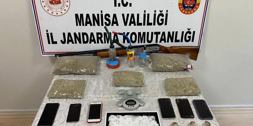 Manisa'da uyuşturucu operasyonunda yakalanan 38 zanlıdan 8'i tutuklandı