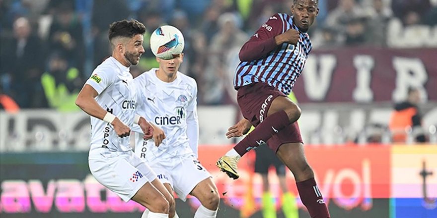 Trabzonspor ve Kasımpaşa berabere kaldı