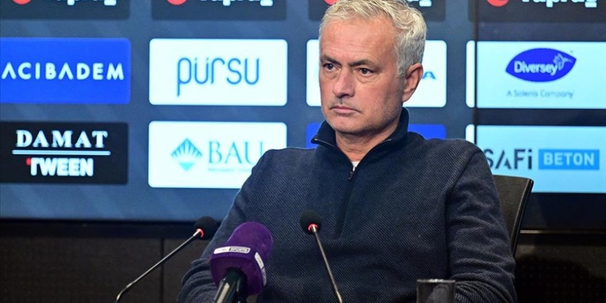 Fenerbahçe Teknik Direktörü Mourinho: Bugün hak edenin kaybettiği bir maçtı