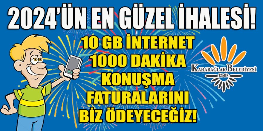 2024 Yılının en popüler ihalesi Karabağlar belediyesinden!