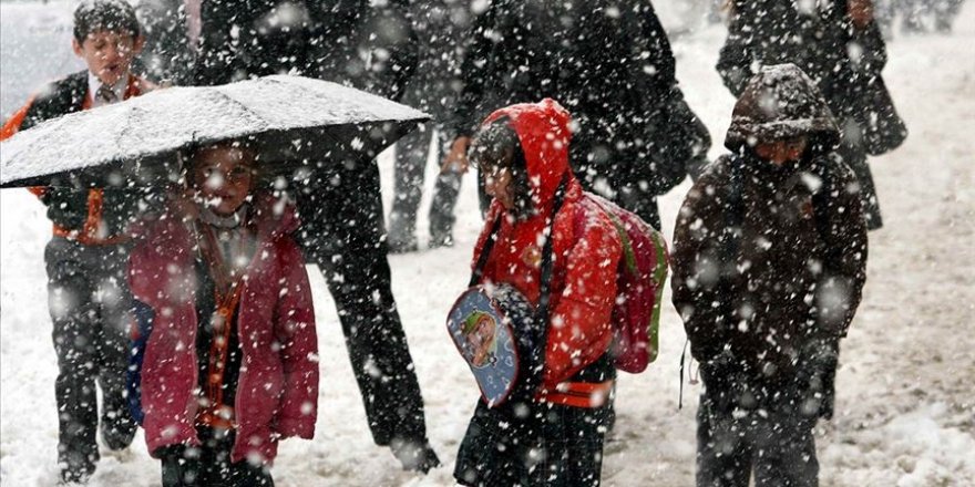 Van'da kar nedeniyle eğitime ara verildi