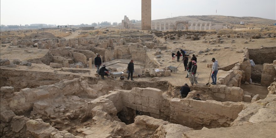 Harran'da 11. yüzyıla ait medresenin derslik bölümü gün yüzüne çıkarıldı