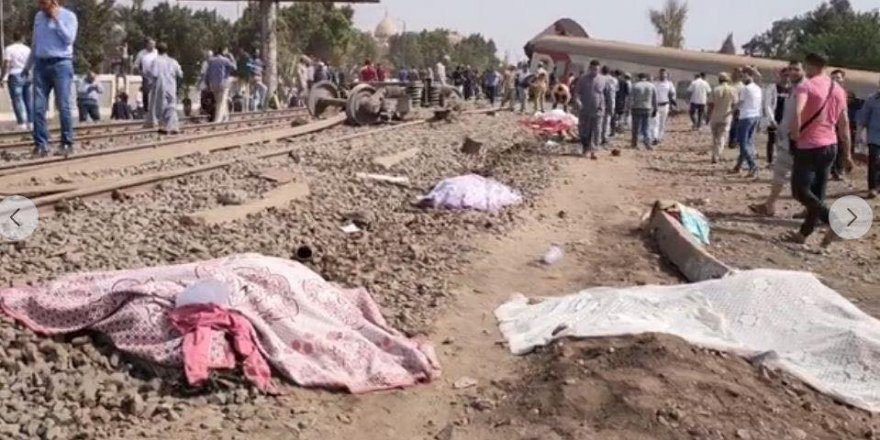 Mısır'da tren raydan çıktı: 8 ölü, 97 yaralı