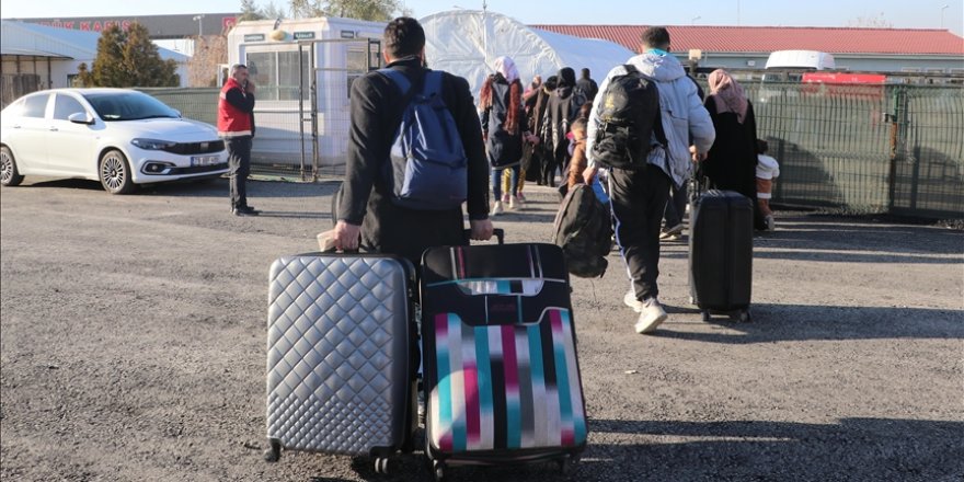 Suriyelilerin sınır kapılarından ülkelerine dönüşü sürüyor