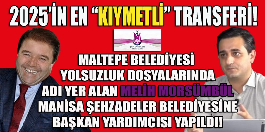 Şehzadeler belediyesi yılın transferini gerçekleştirdi!