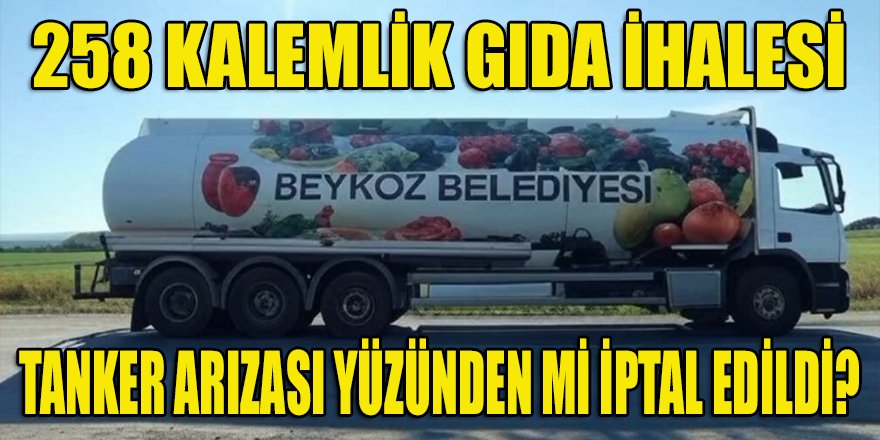 İhale iptal edildi, Jalapeno Biber, Meksika Fasulyesi vb. pek çok yaş sebzenin de "Tanker"le seyahatleri güme gitti!