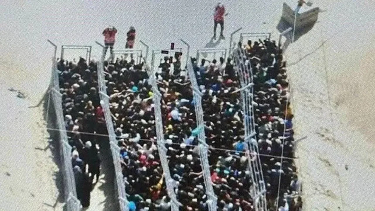 Görüntüler Gazze'den: Nazi kampları benzetmesi!