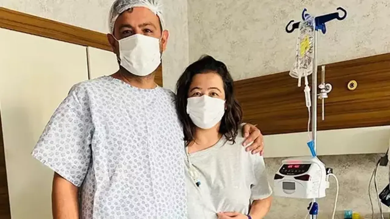 Eşinin böbreğiyle ikinci kez hayata tutundu
