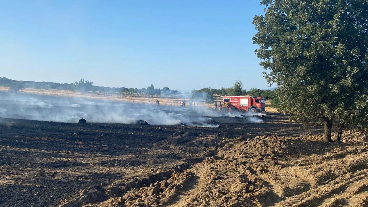 Manisa İtfaiyesi'nden anız yangını uyarısı