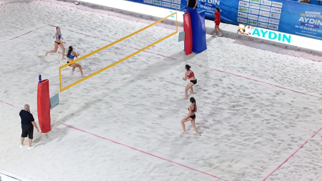Plaj Voleybolunun kalbi Aydın Tekstil Park’ta atacak