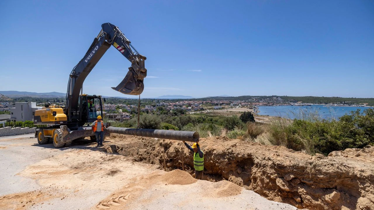 İZSU'dan Yarımada’da altyapıya dev yatırım