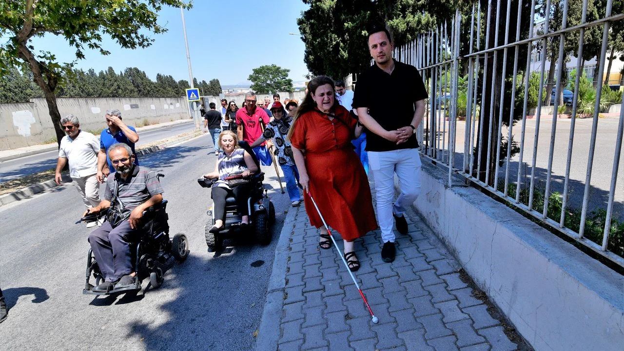 Başkan Eşki'den 'engelleri aşan' yürüyüş