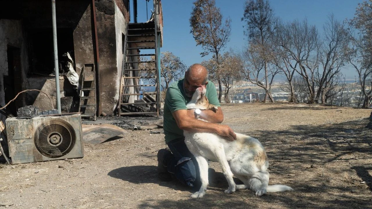 Yangından kurtarılan Kaptan’a sıcak yuva