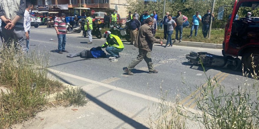 Trafik kazasında yaralanan motosiklet sürücüsü hastanede hayatını kaybetti