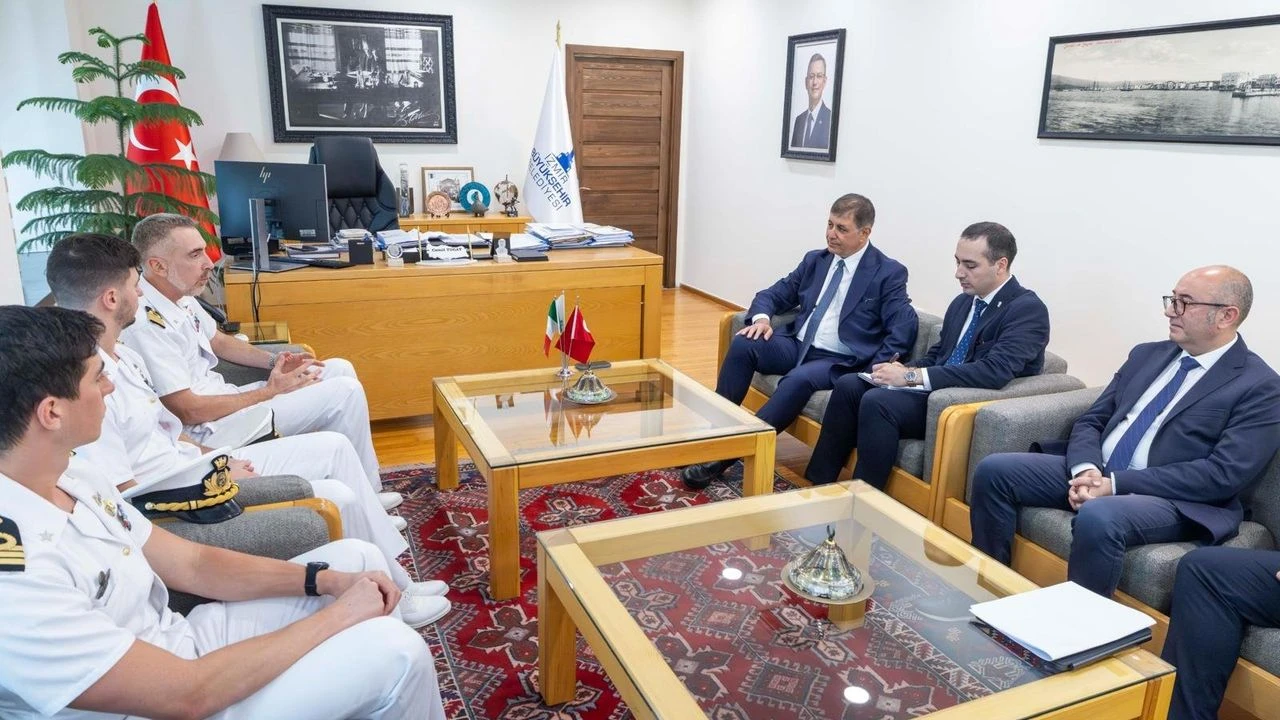 İtalyan Donanması heyetinden Tugay’a ziyaret