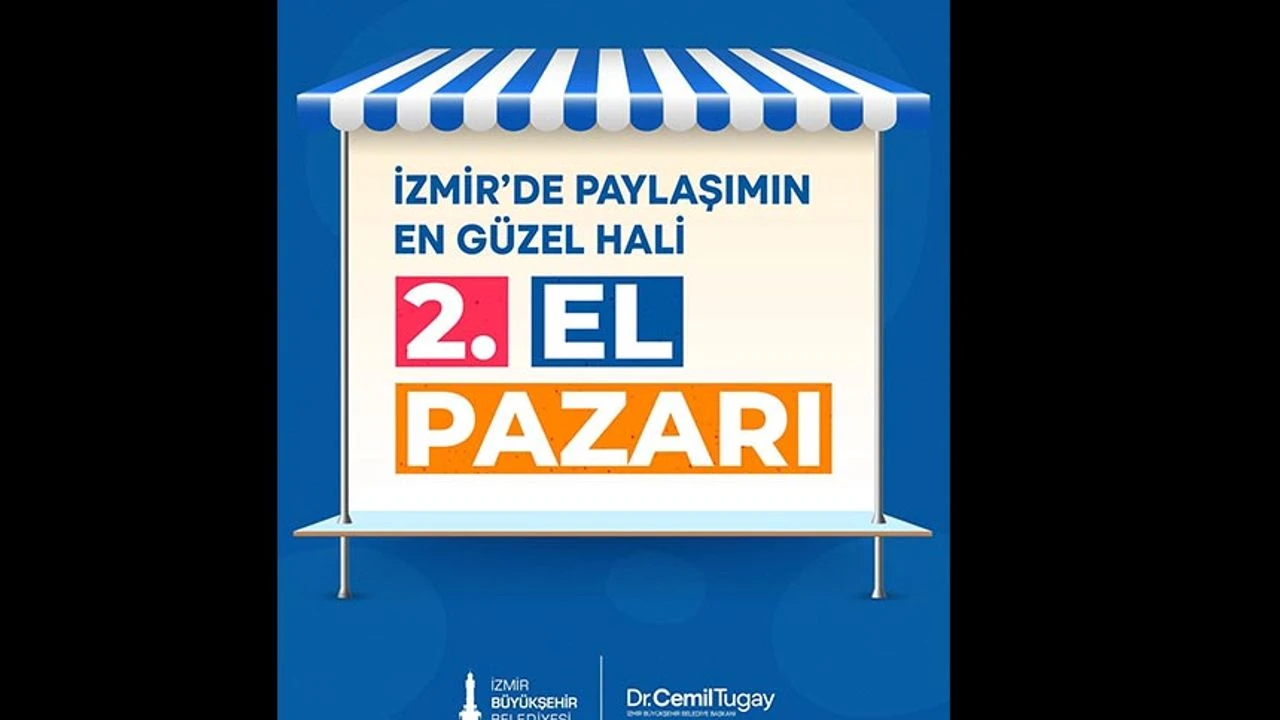 İzmir'in üç ilçesinde ikinci el pazarları açılıyor