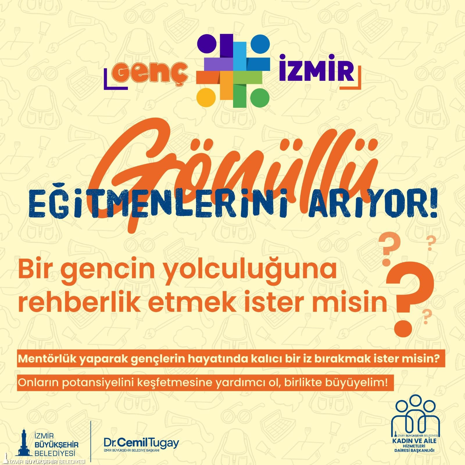 Genç İzmir gönüllü eğitmenlerini arıyor