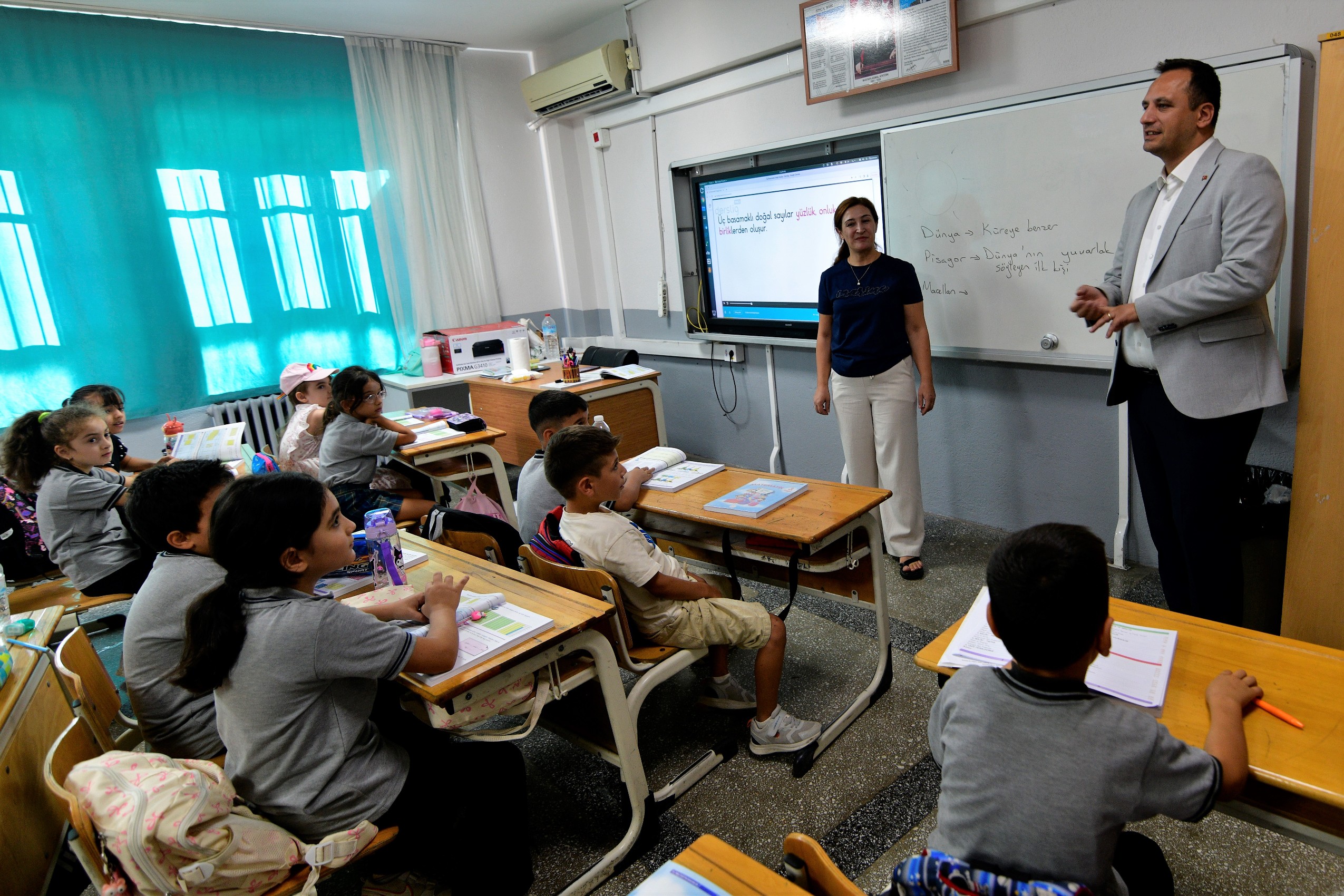 Başkan Eşki’den miniklere sürpriz ziyaret