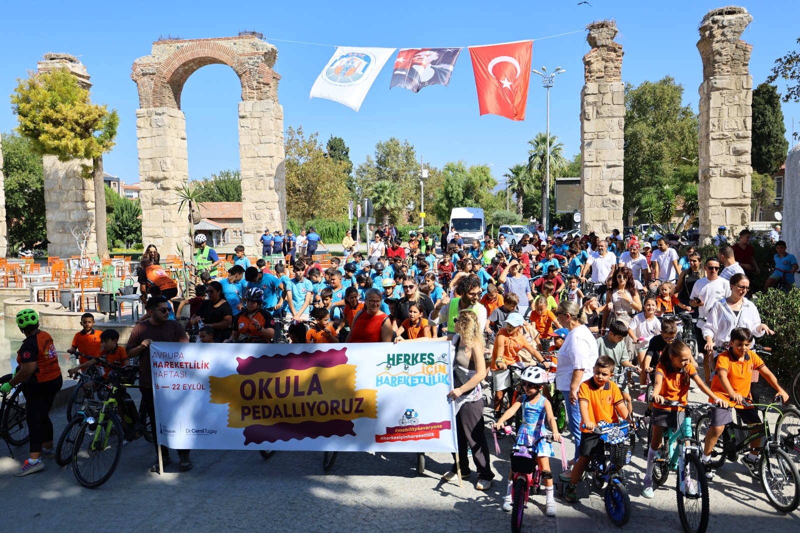 Efes Selçuk’ta Avrupa Hareketlilik Haftası Renkli Görüntülere Sahne Oldu