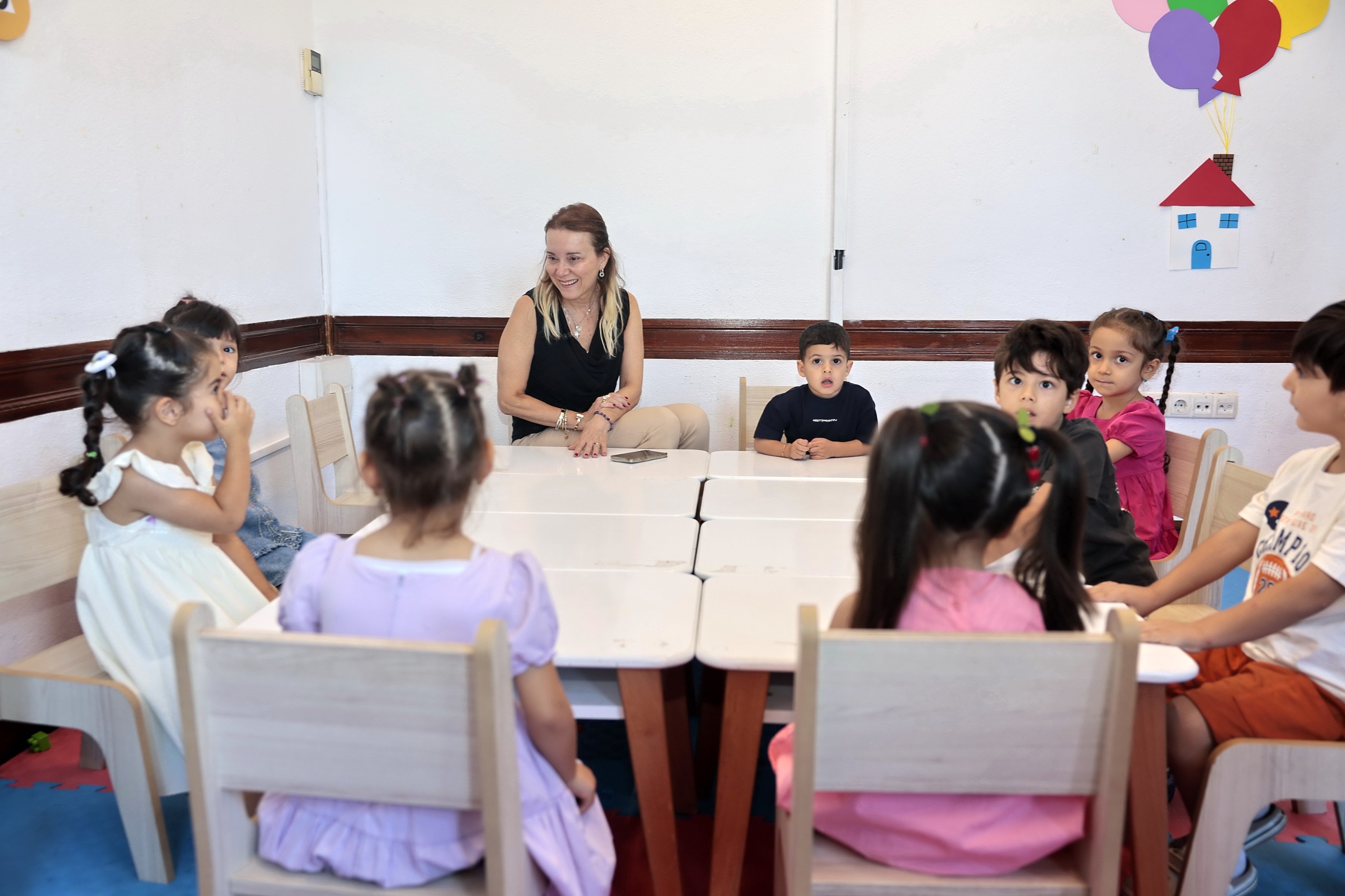 Başkan Mutlu, Oyun Evi’nin minikleriyle buluştu